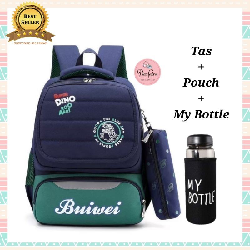 Tas Ransel Anak Tas Sekolah Anak PerempuannTas Wanita Set My Bottle dan Pouch Pensil