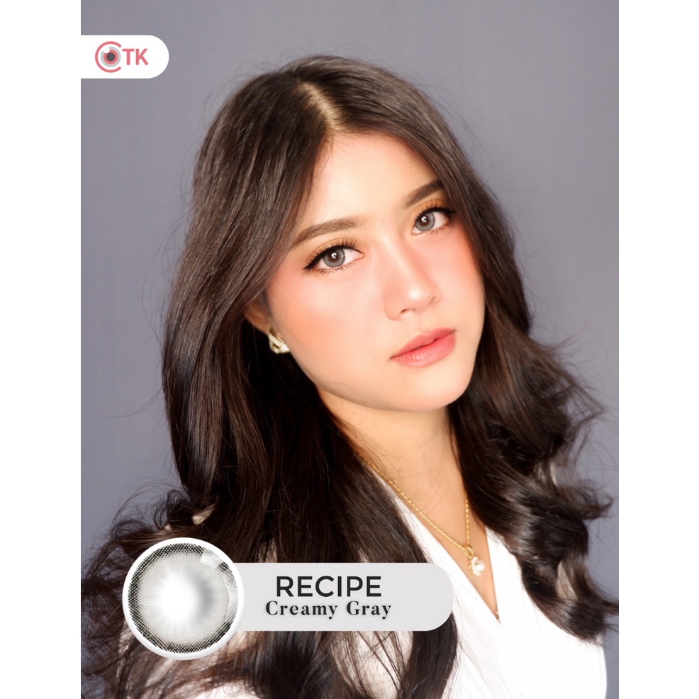 Softlens Recipe DIA 14.5mm MINUS GREY BROWN BLUE (-3.25 s/d -6.00) GRAY CTK/ Lensa  Kontak/BS