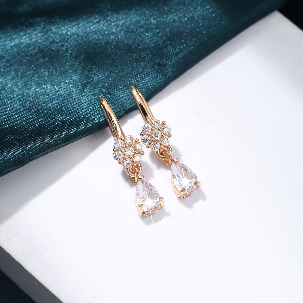 ✨✅COD Anting Titanium Wanita Fashion Korea Earrings Premium Mewah Berlian Aksesoris Anting Set D190-197