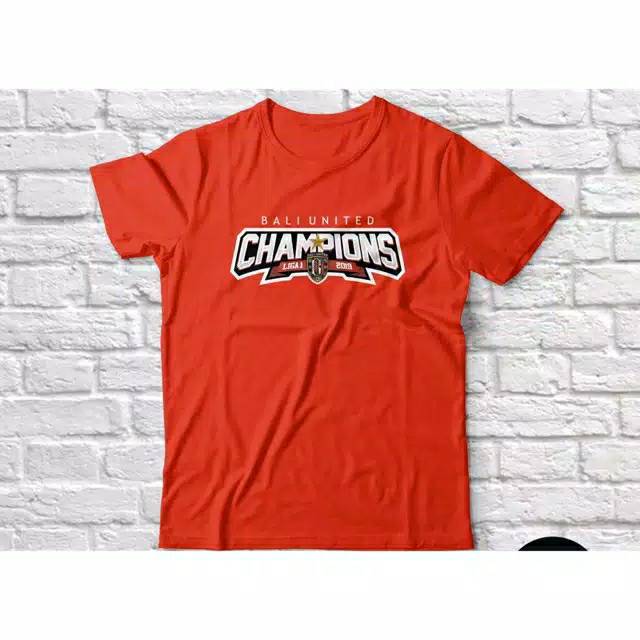 KAOS BALI UNITED JUARA LIGA 1 2019 CHAMPIONS SHOPEE BAJU TSHIRT DISTRO BOLA