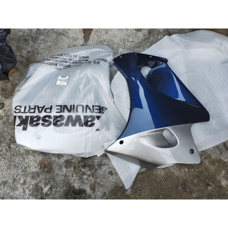 Fering fairing bawah ninja rr old biru Dongker original Kawasaki