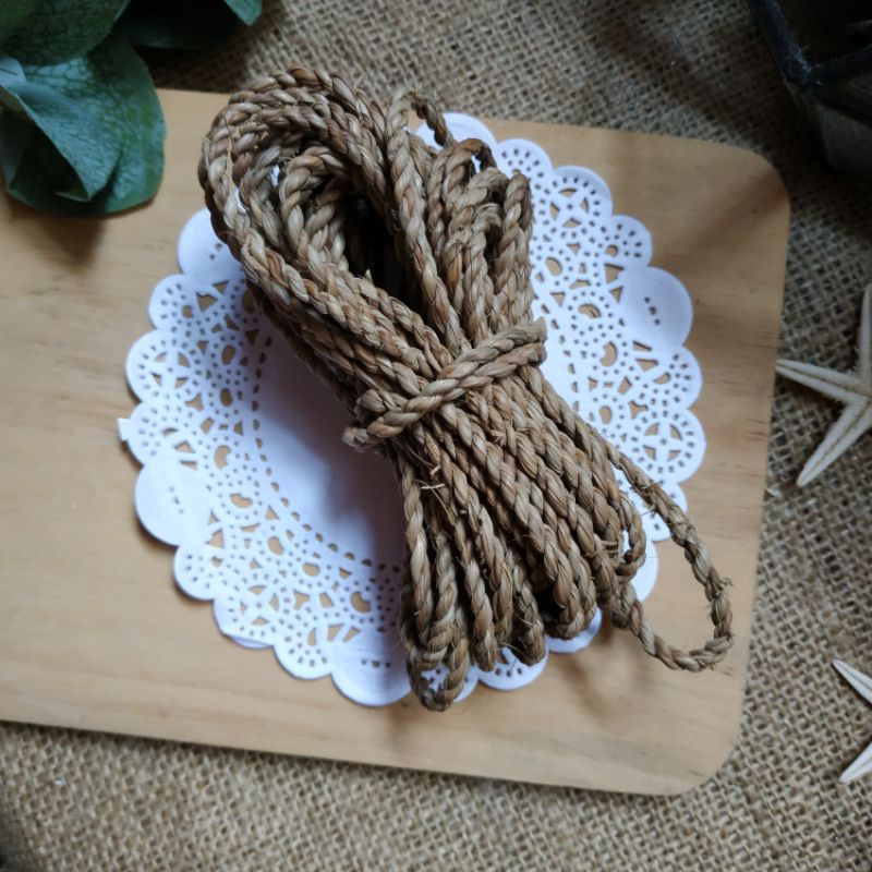 

Tali agel / tali jute per meter bahan kerajinan tangan diy