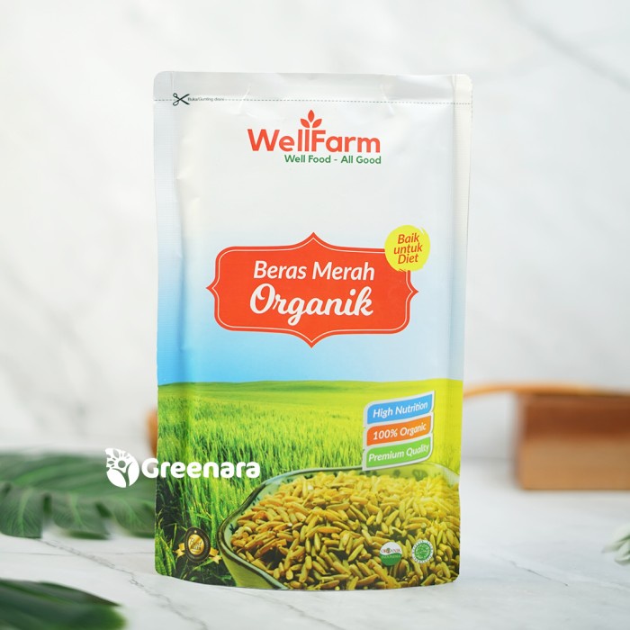 

978Eq0010W Wellfarm Beras Merah Organik 300Gr W5Q40112