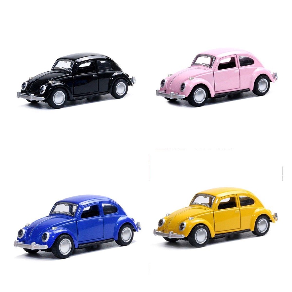 Quinton Mainan Model Mobil Indah Vintage Ornamen Kue Desktop Dekorasi DIY Dekorasi Conveni Mainan Sarana Transportasi Tarik Kembali Model Mobil
