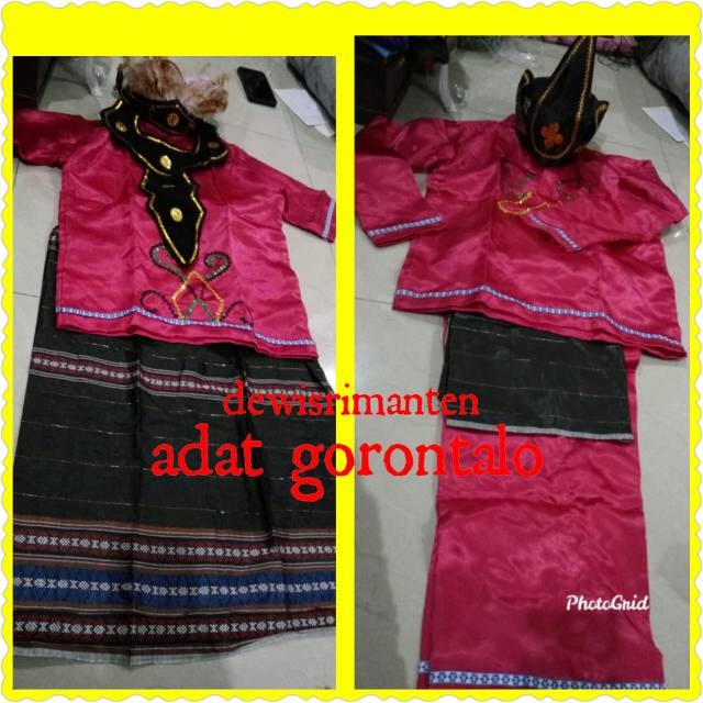 Baju adat gorontalo sd