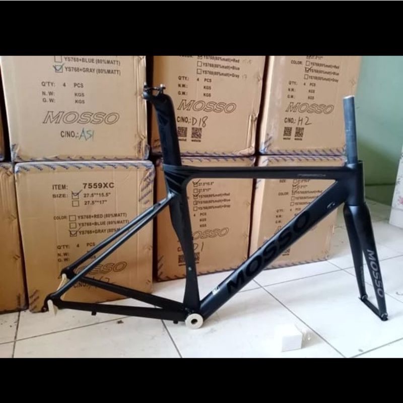 Frameset Mosso 739 SCA Superlight Aero Roadbike 700C