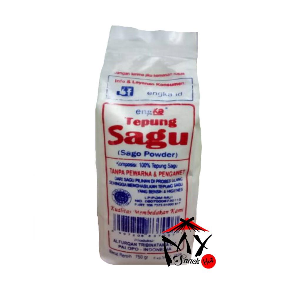 

TEPUNG SAGU ENGKA 750GR - SAGO POWDER - SAGU TAPIOCA FLOUR - TEPUNG SAGU MURNI ENGKE HALAL Berkualitas