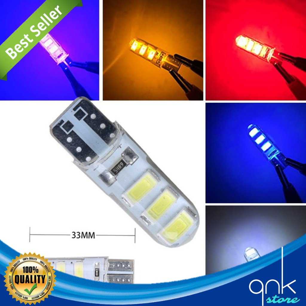 Lampu LED T10 Gell Non Strobo Lampu Senja