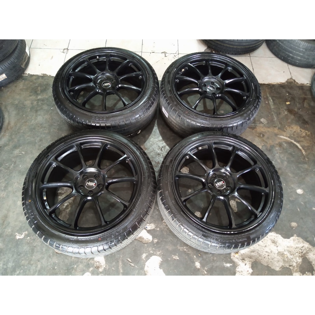 Velg Mobil Bekas Copotan Racing Hsr R19 Civic Camry Innova Alphard Ring 19 Lebar 8,5 Lobang Baut 5x1