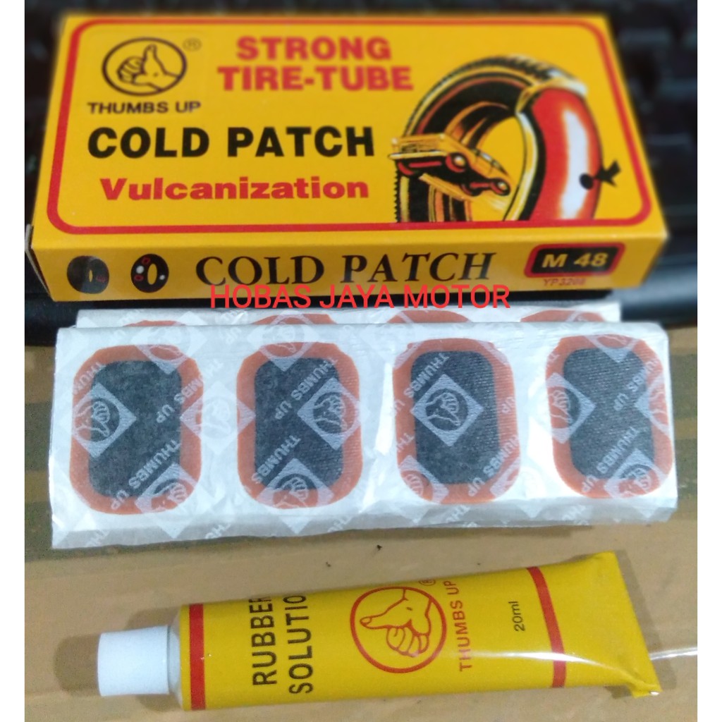 Cold Patch Tip Top M48/L24 Lem Karet Tambal Ban Sepeda Motor Mobil