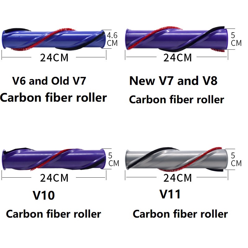 Sikat roller Pengganti Untuk vacuum cleaner V6 V7 V8 V10 V11