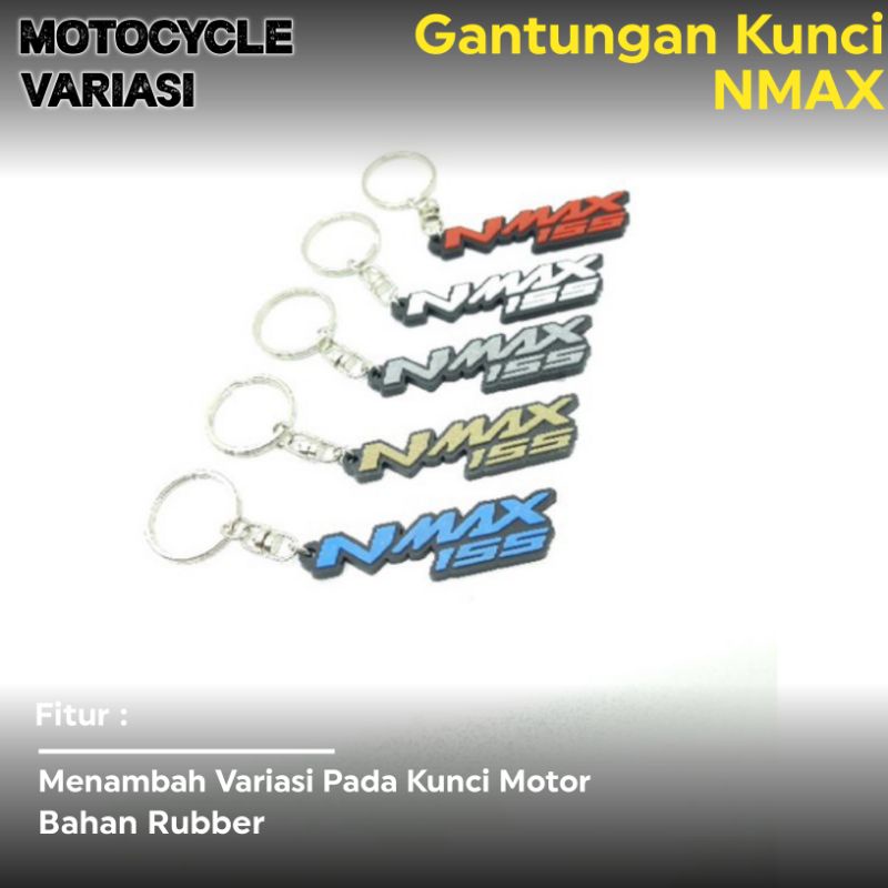 Gantungan kunci karet Rubber Motor NMAX premium