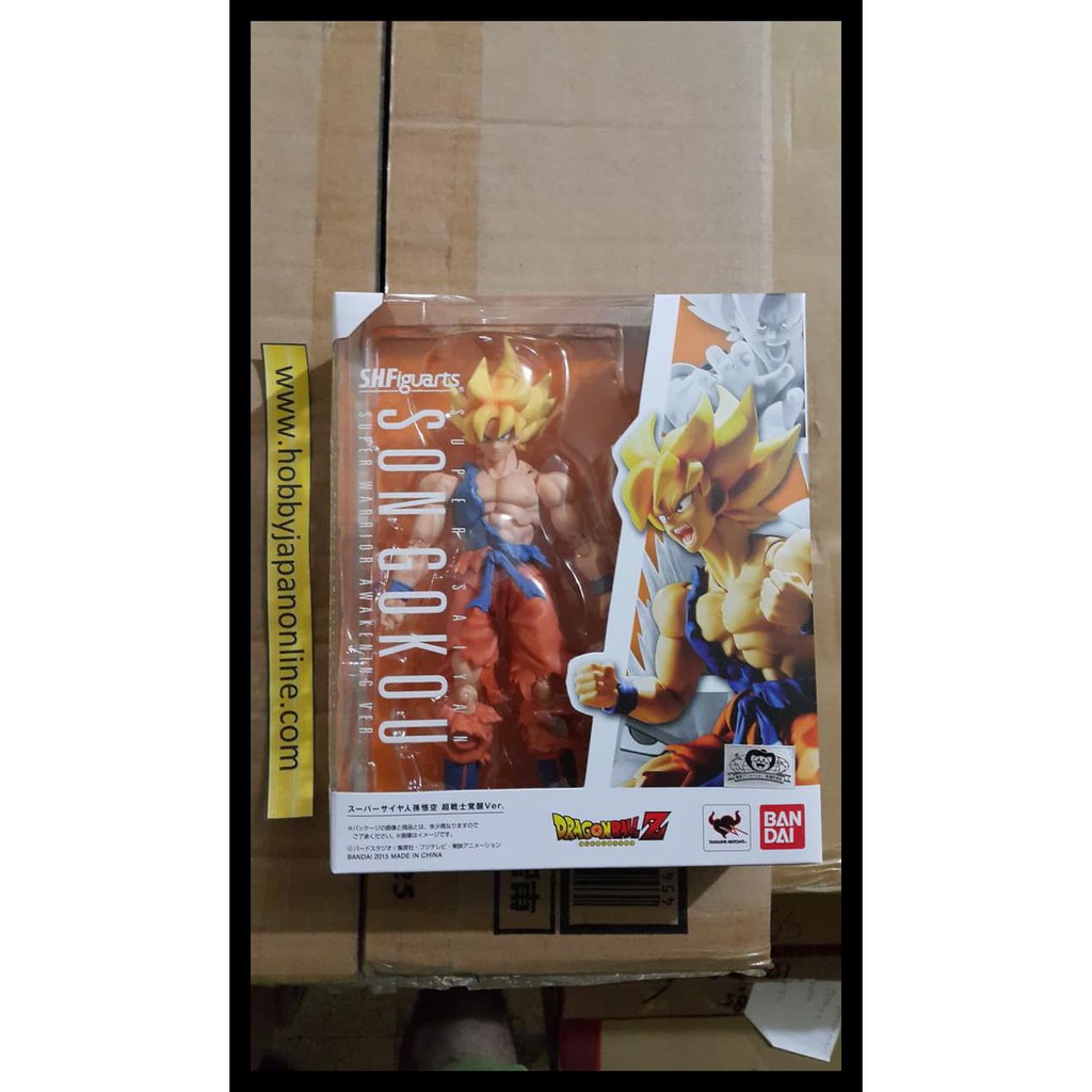 DISKON SHF SUPER SAIYAN SON GOKU SUPER WARRIOR AWAKENING BANDAI BARANG TERUPDATE