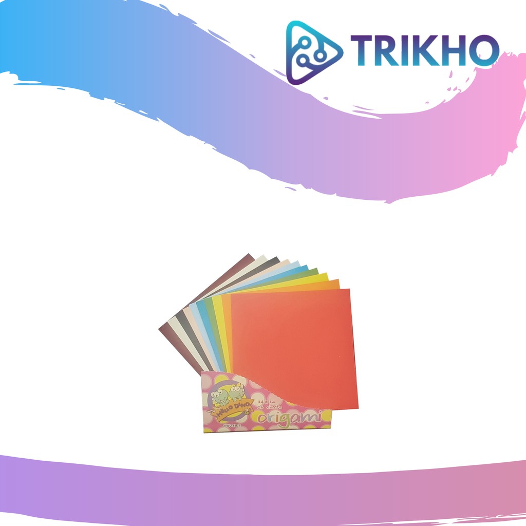 

Kertas Origami Berwarna 14 X 14 CM