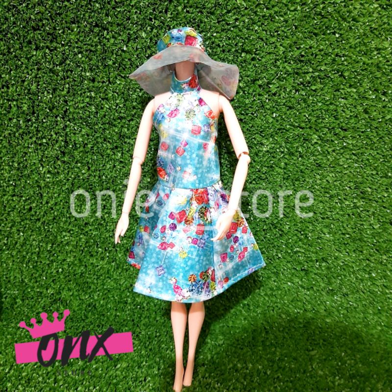 BAJU BERBIE ASLI GAUN PENGANTIN ALA BERBIE MAINAN ANAK PEREMPUAN