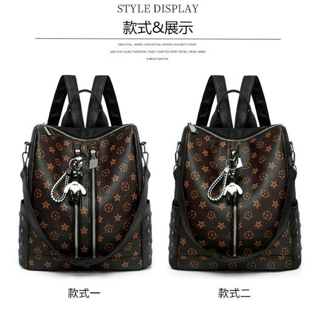 Backpack korea tas ransel wanita tas gendong wanita fashion wanita tas import tas kekinian branded