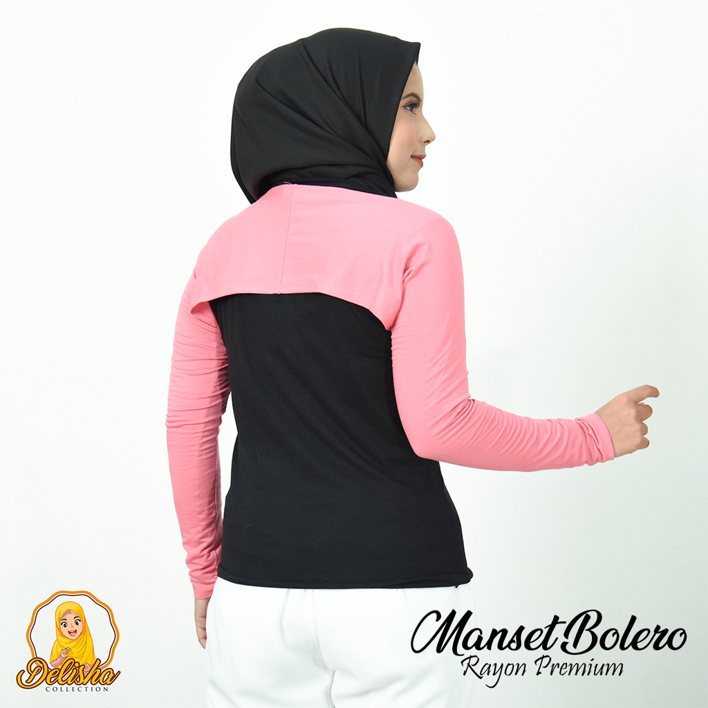 Manset Tangan Sambung Bolero Rayon Premium Standard &amp; Jumbo Handsock Sambung Bolero Basic Premium