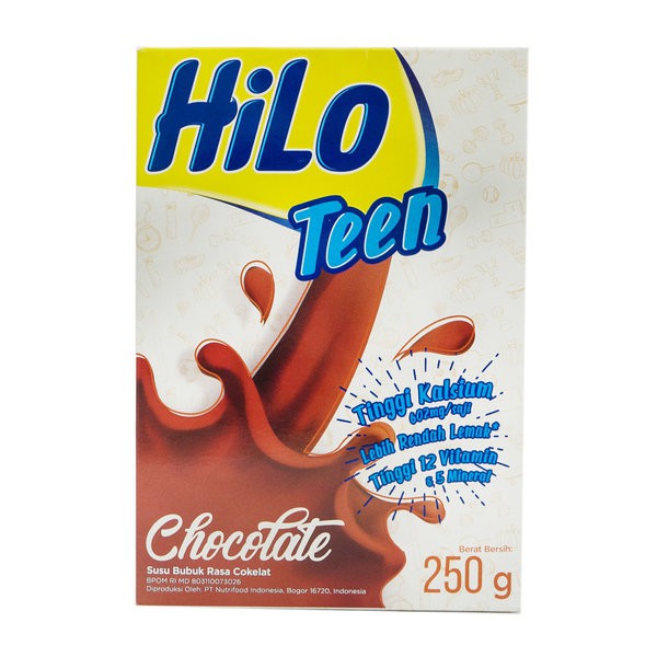 

HILO Teen Chocolate 250gr - Susu Bubuk Coklat