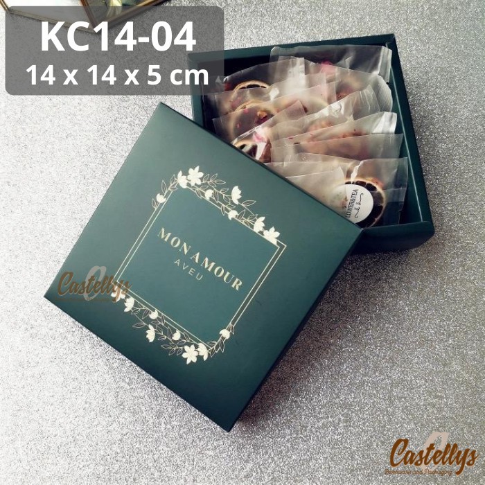 5pcs Kotak Dus Box Kue KC14-04 Nastar Mooncake Cookies Cake Bolu Brownies Lebaran Idul Fitri