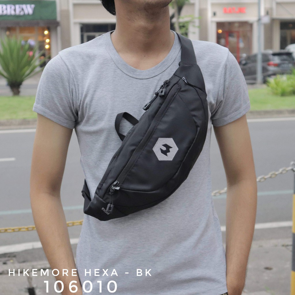 Waist Bag Tas Selempang Pinggang Pria Razzor Hexa Terbaru