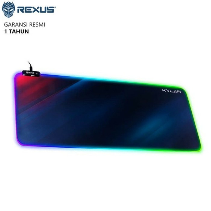 Mouse pad gaming RGB rexus XL Kvlar TR2 - Mousepad extended speed type