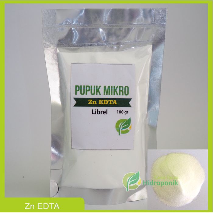 Dijual Pupuk Nutrisi Mikro Librel Zn (Zn EDTA) 100 gr Berkualitas