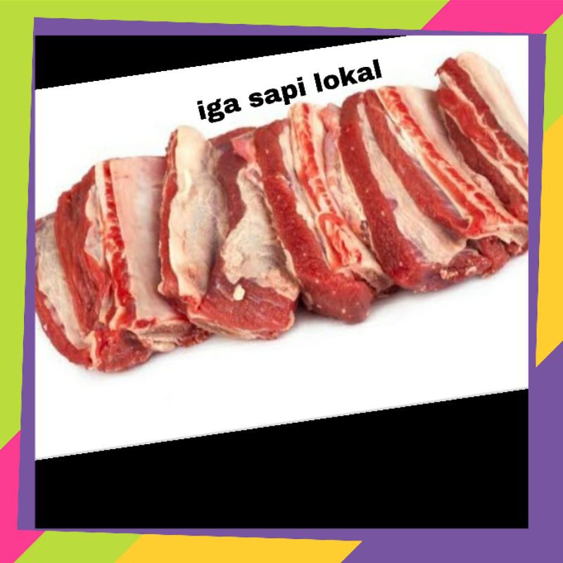 

Iga sapi lokal 500gr || sayur online murah surabaya