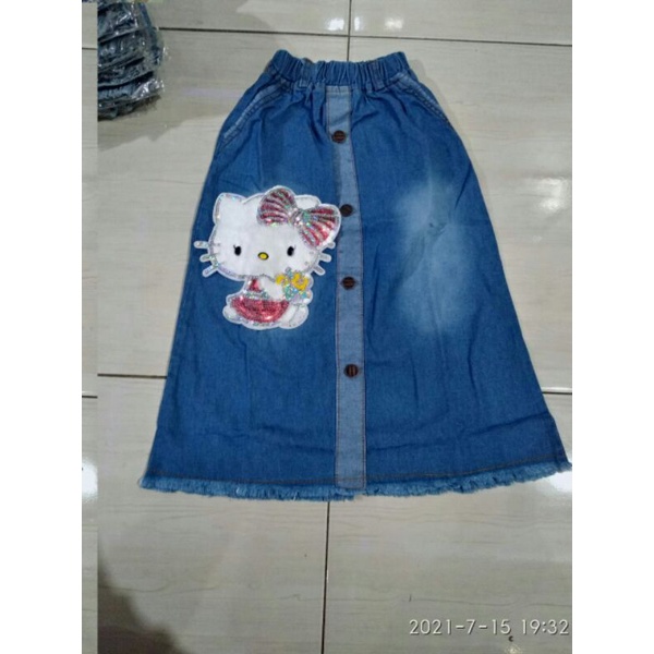 ROK RAWIS PANJANG JEANS ANAK