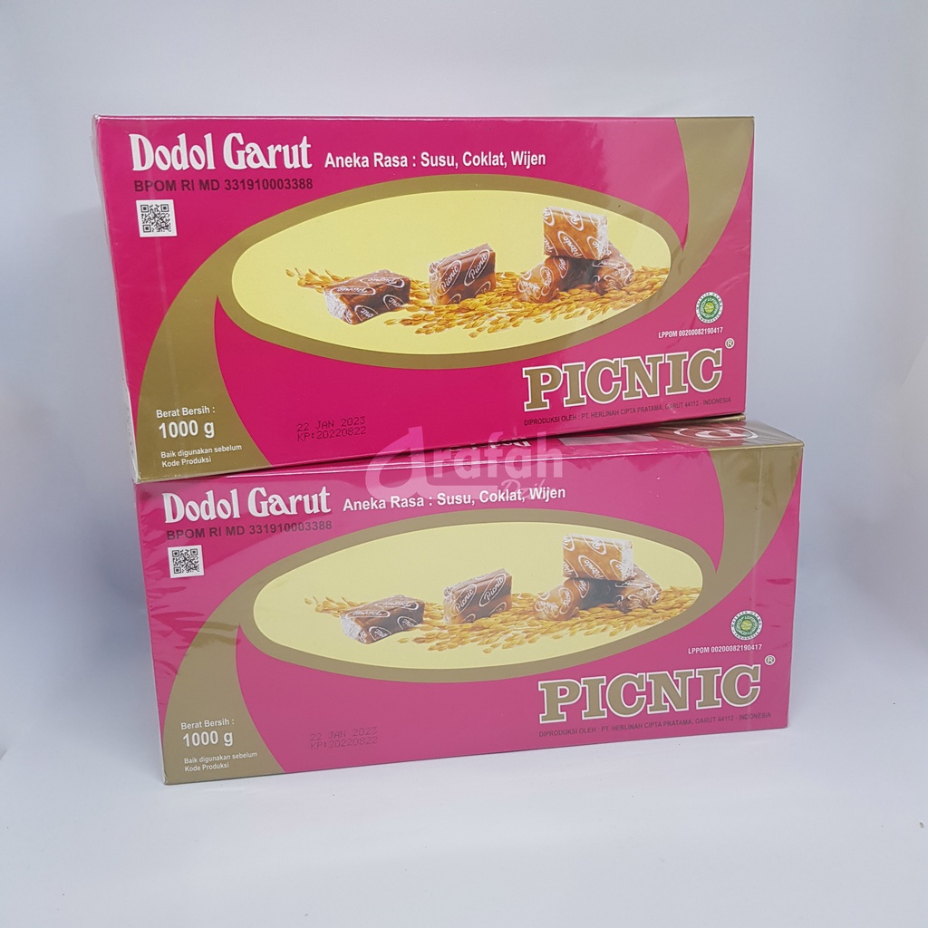 Dodol Garut Picnic Classic Original 1kg Oleh-oleh khas Garut