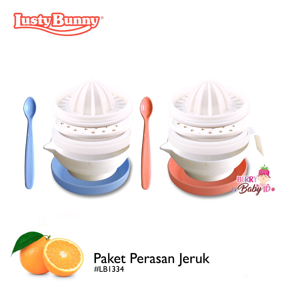 Lusty Bunny Set Paket Perasan Jeruk LB1334 Perlengkapan Makan Bayi Berry Mart