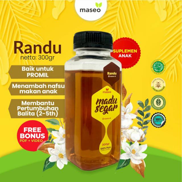 

Maseo Madu Segar Organik Randu