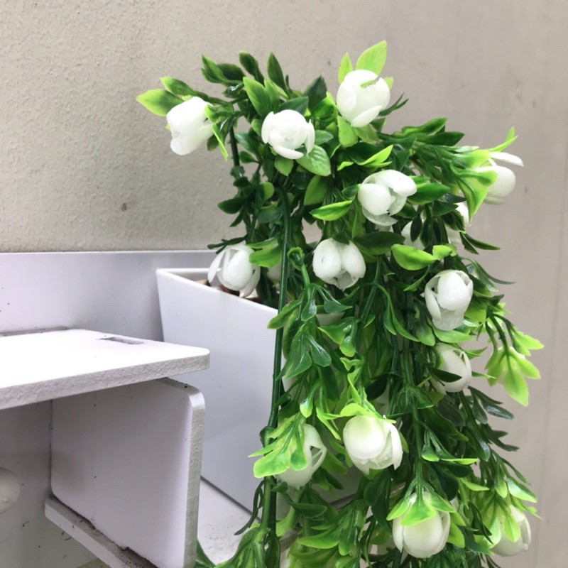RAMBAT PRITI GANTUNG bunga julur salur rambat bunga plastik artificial shabby decor grosir murah-3