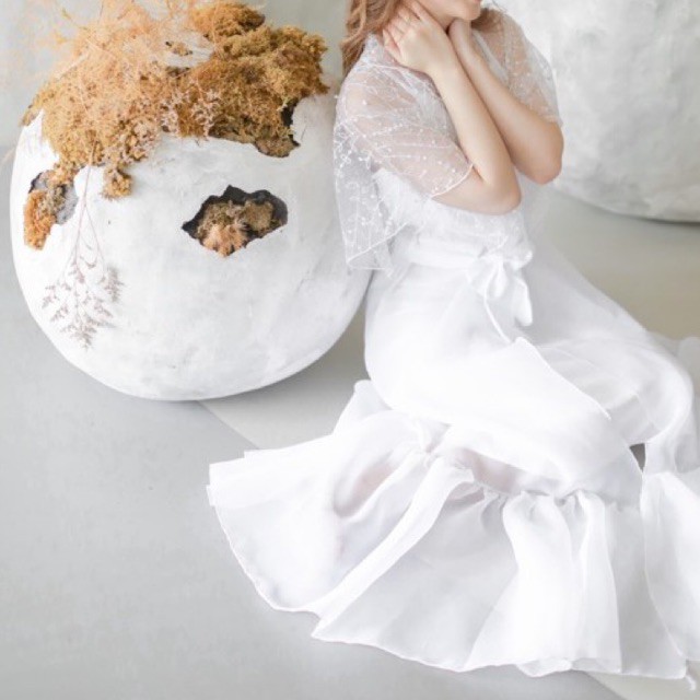 𝙏𝙪𝙩𝙪𝙡𝙡𝙚 Marrie Robe WEDDING ROBE KIMONO PENGANTIN