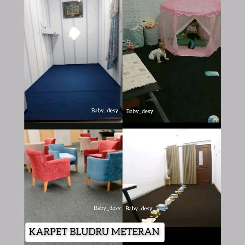 KARPET BLUDRU POLOS METERAN BULU TEBAL LEBAR 2 METER / KARPET LANTAI WARNA / KARPET MEJA KURSI / KARPET MUSHOLLA / KARPET MAINAN ANAK / KONDANGAN