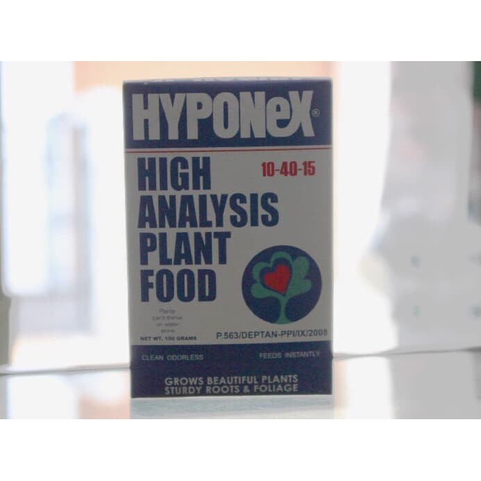 Pupuk bunga&buah HYPONEX 10-40-15 isi 100gr
