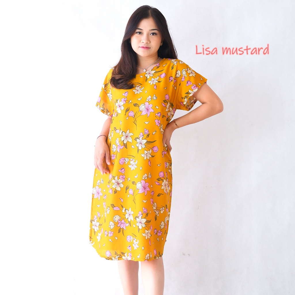 Daster Bali Dress Bali-DST LISA MUSTARD