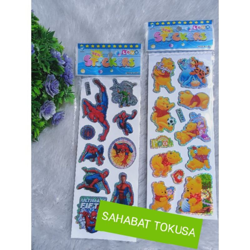 

(STIKER timbul)(HARGA /1PCS) Mainan anak/mainan grosir/mainan murah/mainan jadul/ACESORIS