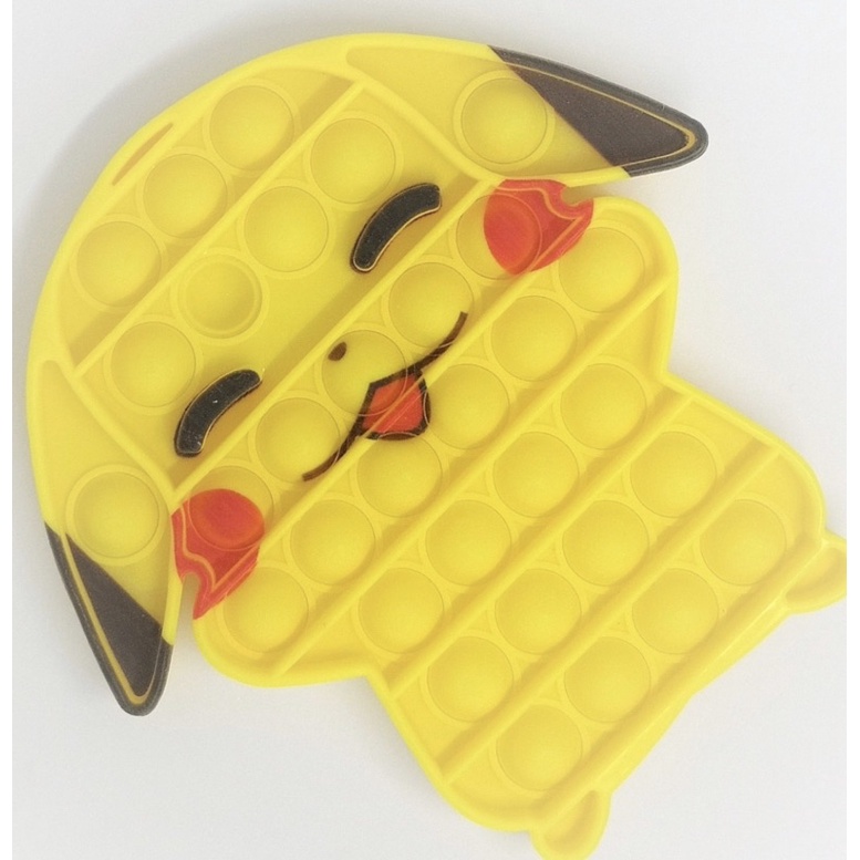 POP IT MURAH RAINBOW  fidget push Pop It Fidget Toy Push mainan anak-Pikacu cewek