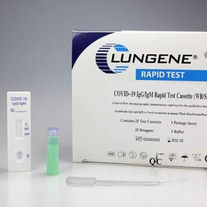 Clungene Test Rapid Darah Isi 25 Test Akl