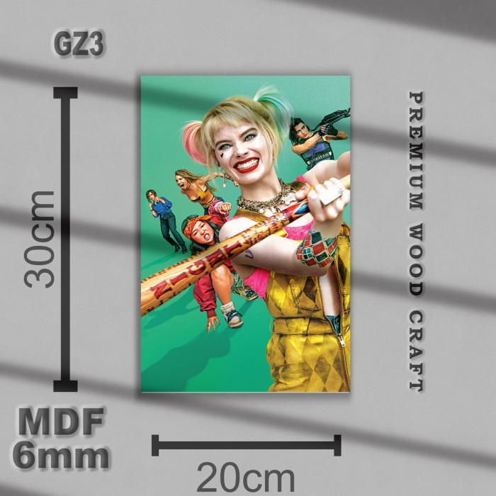 Poster Harley Quinn Wall Decor - Hiasan Dinding - Dekorasi Dinding