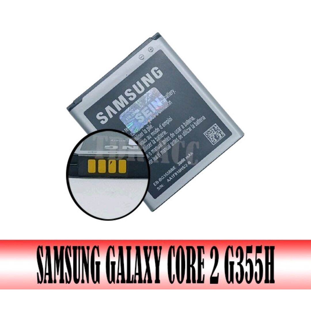 Baterai Samsung Galaxy Core 2 G355 G355H Original Batre Batrai HP