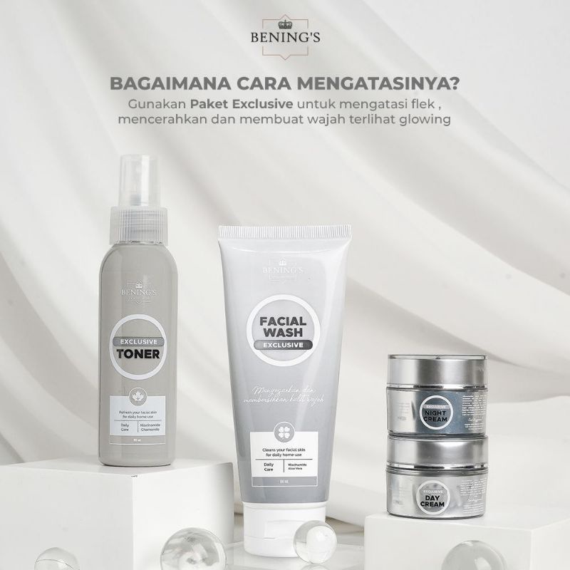 BENING SKINCARE DOCTOR OKY PRATAMA PAKET FLEK HITAM EXCLUSIVE | BENINGS SKINCARE | BENING CLINIC