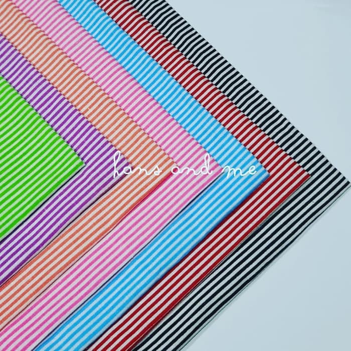 Kain Perca Katun Motif Garis