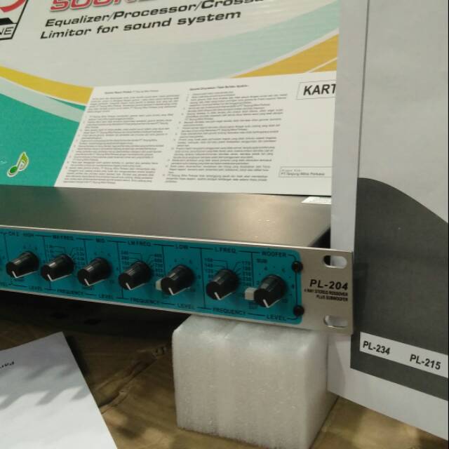 Crossover pasline PL 204 pl 204 pasline pl204 plus 2 output SUB