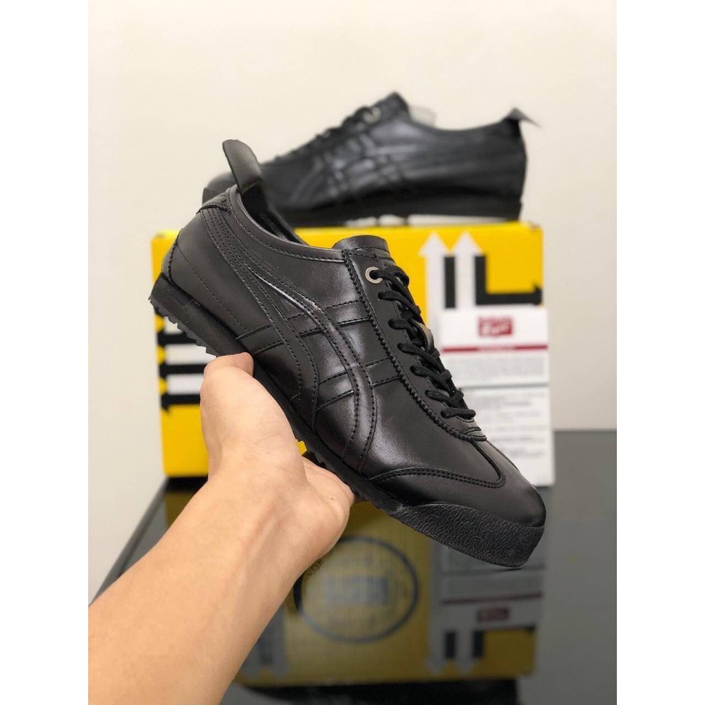 Sepatu Pria - Onit Tiger Maxico 66 SD Black BNIB