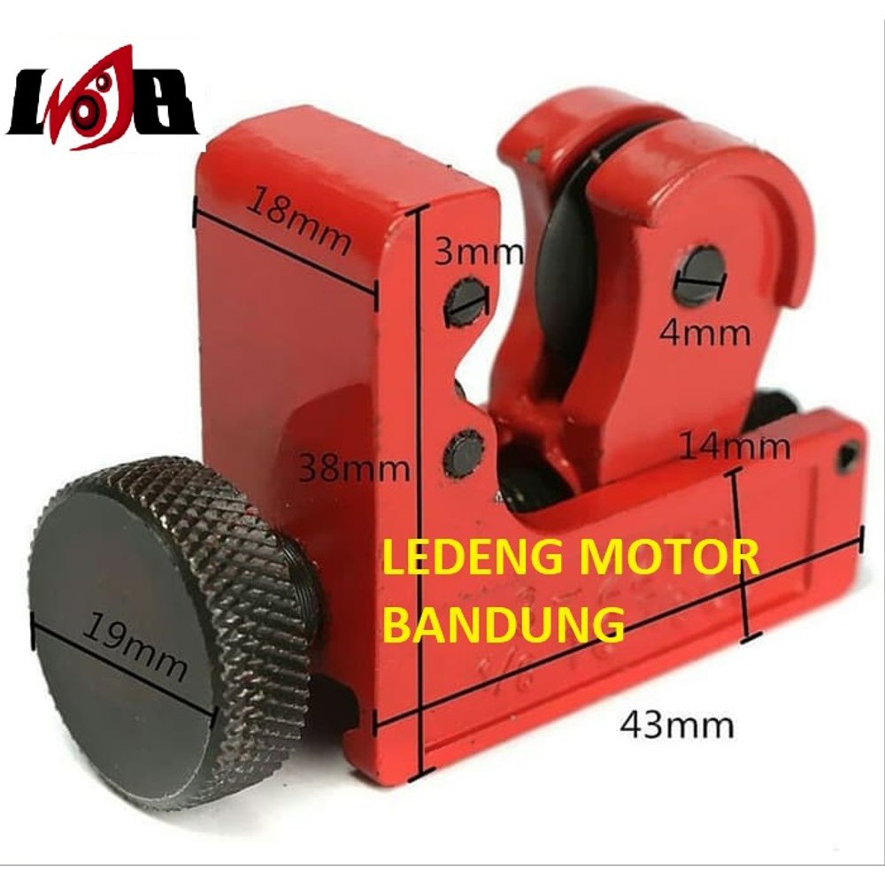 Tube Cutter Alat Potong Pipa Besi Alumunium Tembaga Cuter Pisau Gergaji Mata Bulat Berkualitas