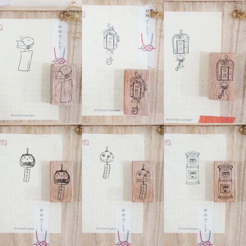 

Black Milk Project Japan Theme Rubber Stamp
