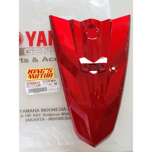 Dasi/tameng depan soul gt 125 bluecore MERAH asli yamaha