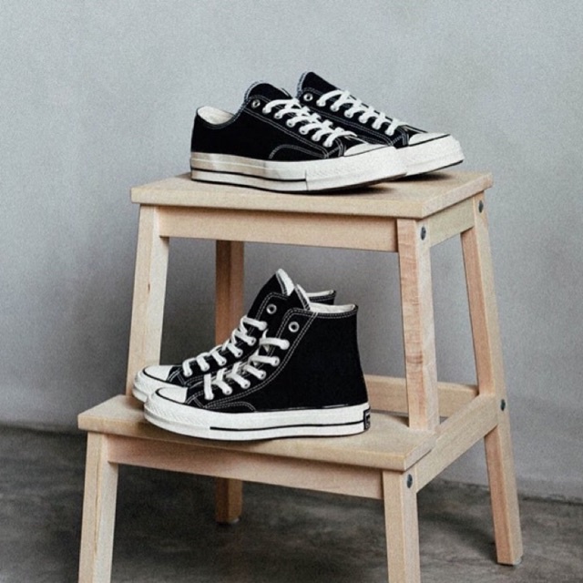 [SALE] CONVERSE CHUCK TAYLOR 70's HIGH LOW BLACK EGRET ORIGINAL 100%