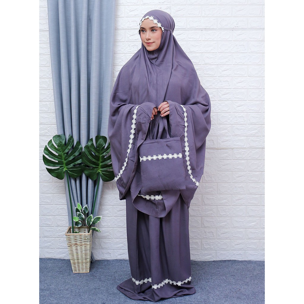 Mukena Bali Premium Jumbo Renda